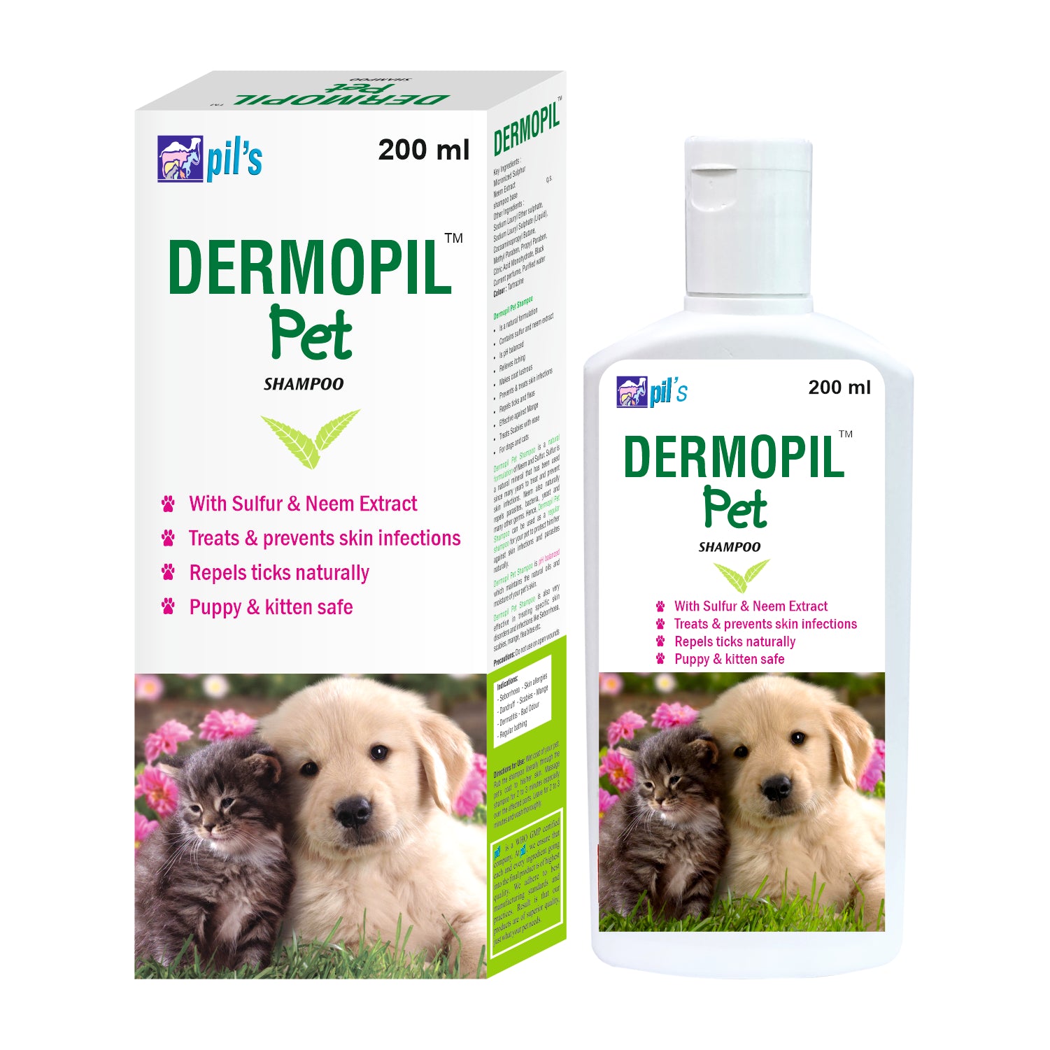 Dermopil Pet Anti-Itch Shampoo - PIL