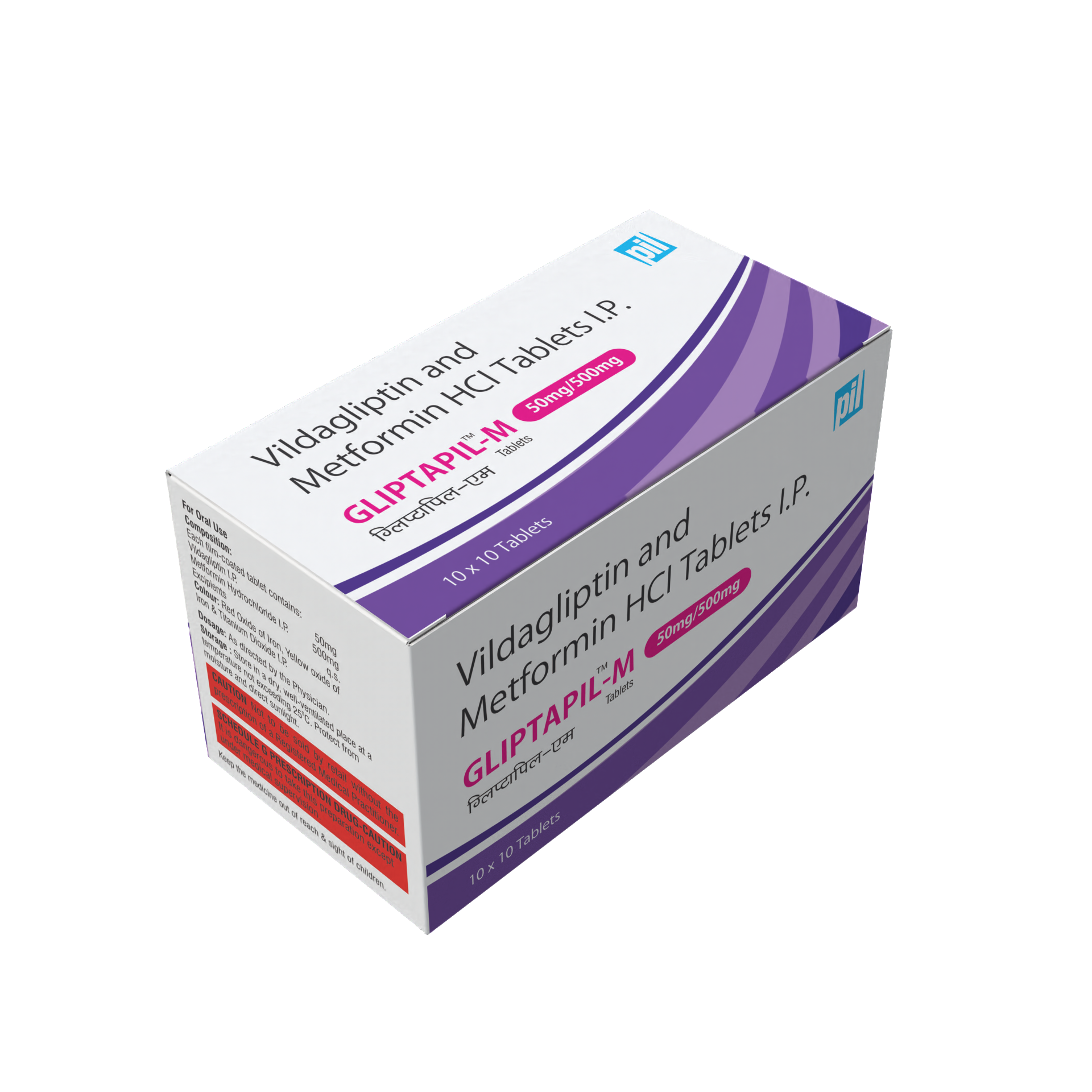 GLIPTAPIL - M 50/500 PIL