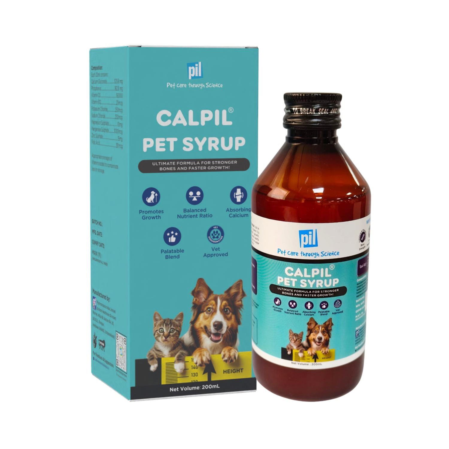 PIL Calpil Pet Syrup – Complete Nutritional Support for Dogs & Cats