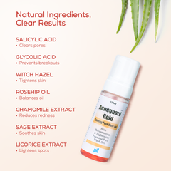 AcneGuard Gold Foaming Face Wash Gel