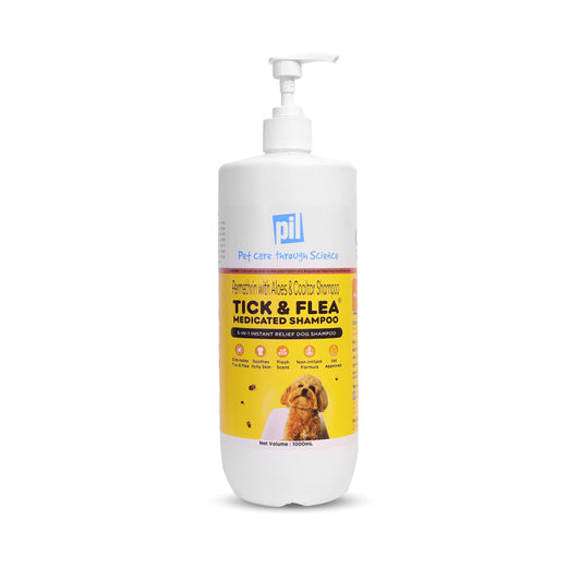 Tick & Flea Medicated Dog Shampoo 1080