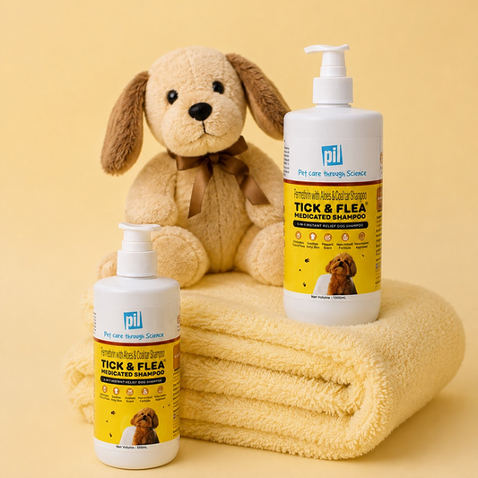 Tick & Flea Medicated Dog Shampoo